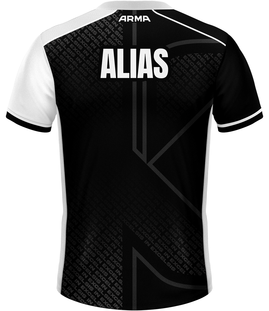 In Excelsis ELITE Jersey Black Custom Esports Jersey by ARMA