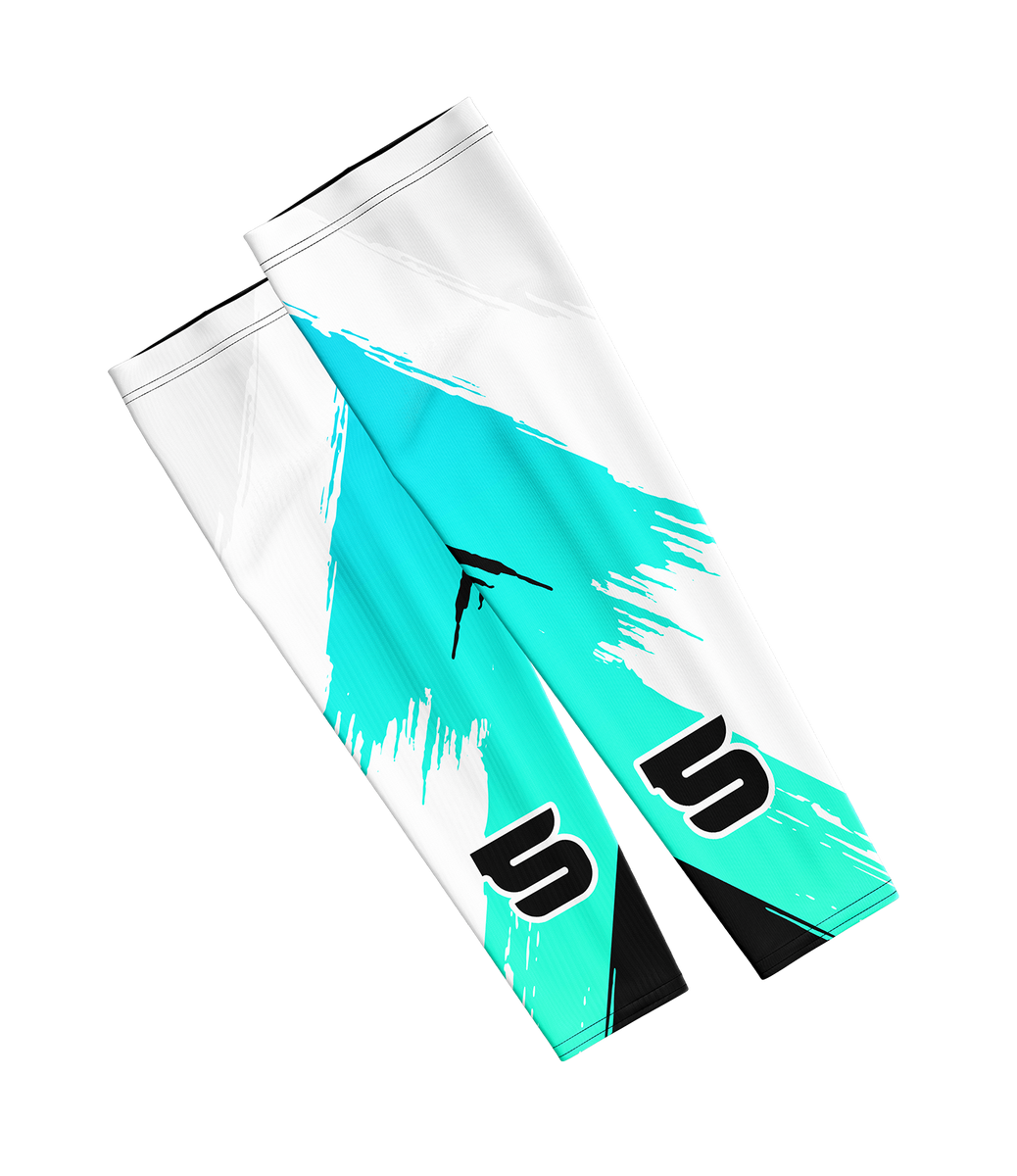 Spire PRO Sleeves White Custom Esports Jersey by ARMA