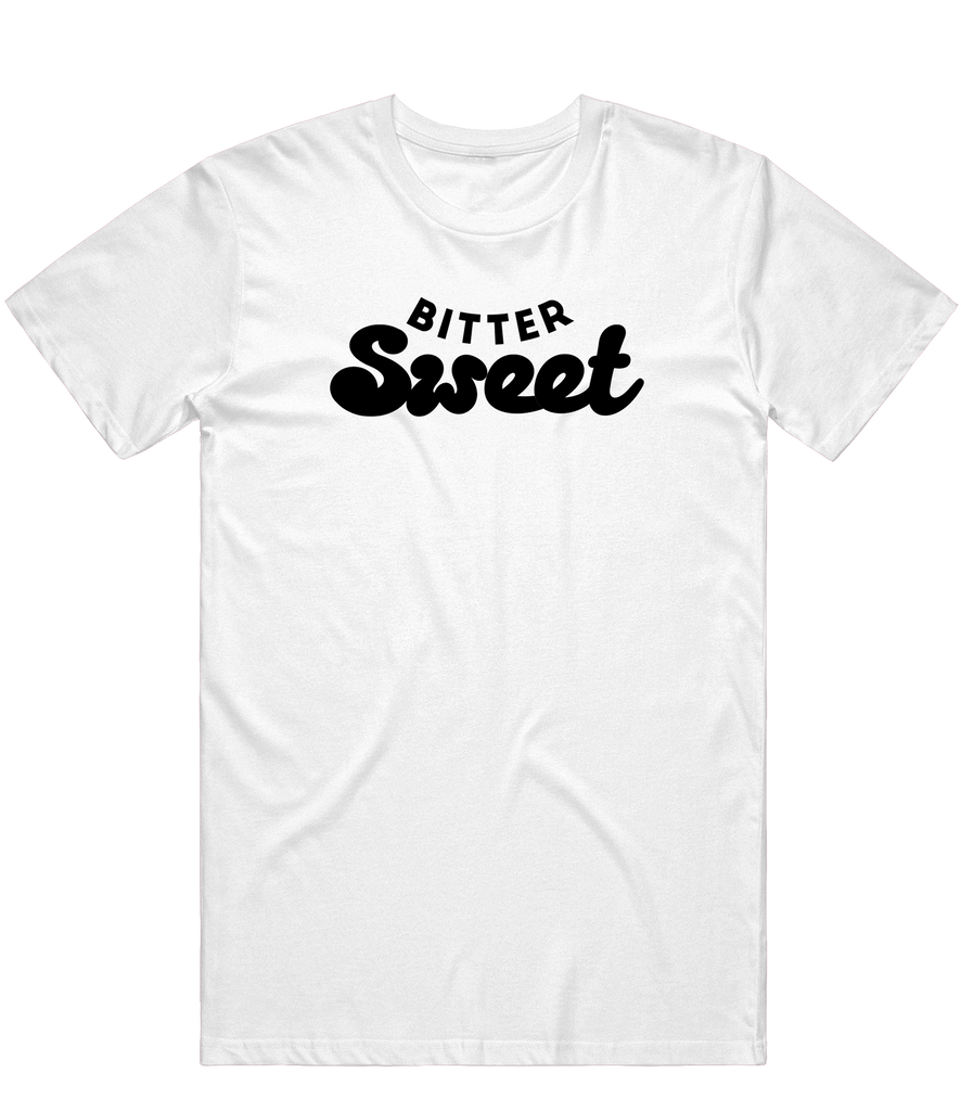 BitterSweet Text Tee - White