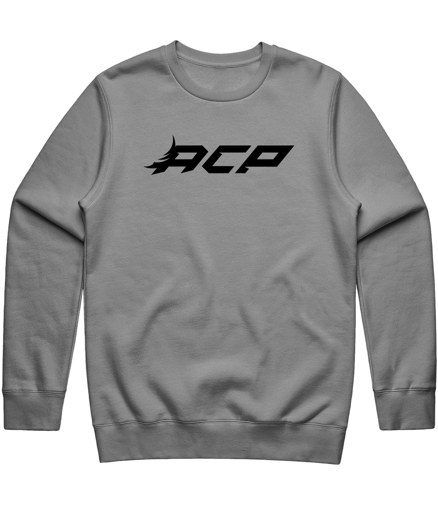 ACP Text Crewneck - Grey - ARMA