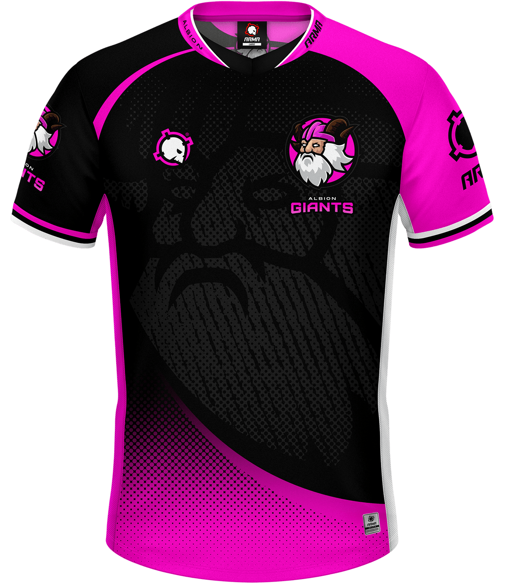 Albion Giants ELITE Jersey - Pink - Custom Esports Jersey by ARMA