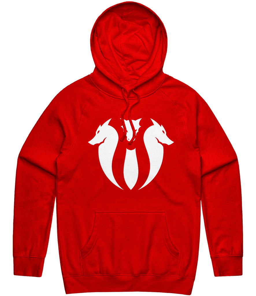 Hydra Logo Hoodie - Red - ARMA - Hoodie
