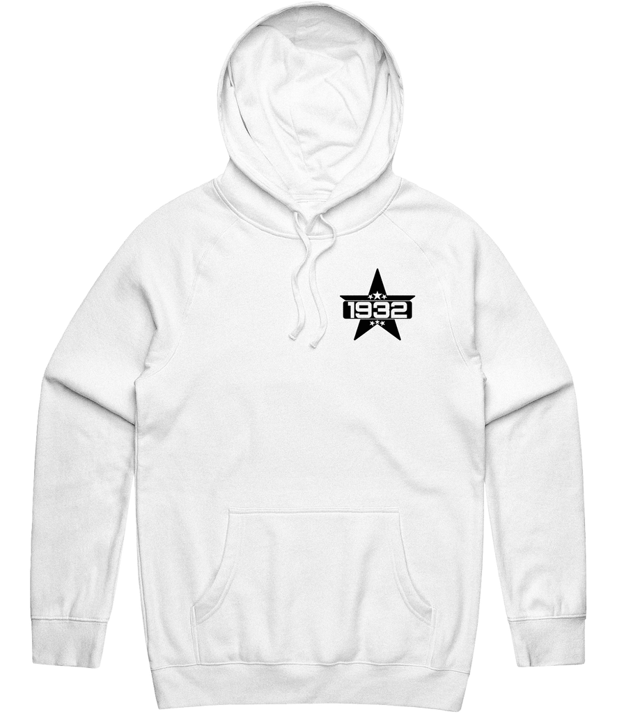 1932 Stars Icon Hoodie - White - ARMA