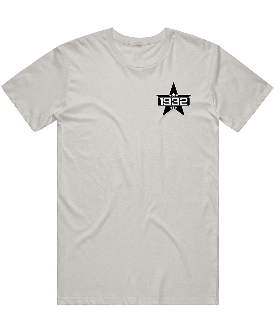 1932 Stars Icon Tee - Light Grey - ARMA