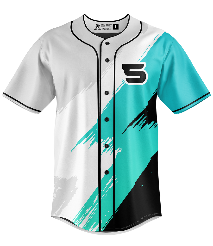 Spire Baseball Jersey - White