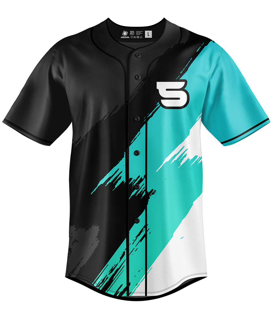 Spire Baseball Jersey - Black