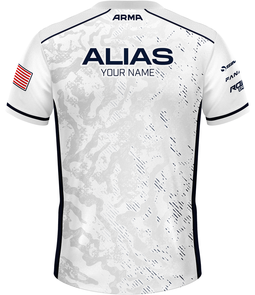 K1 Esports ELITE Jersey - White - Custom Esports Jersey by ARMA
