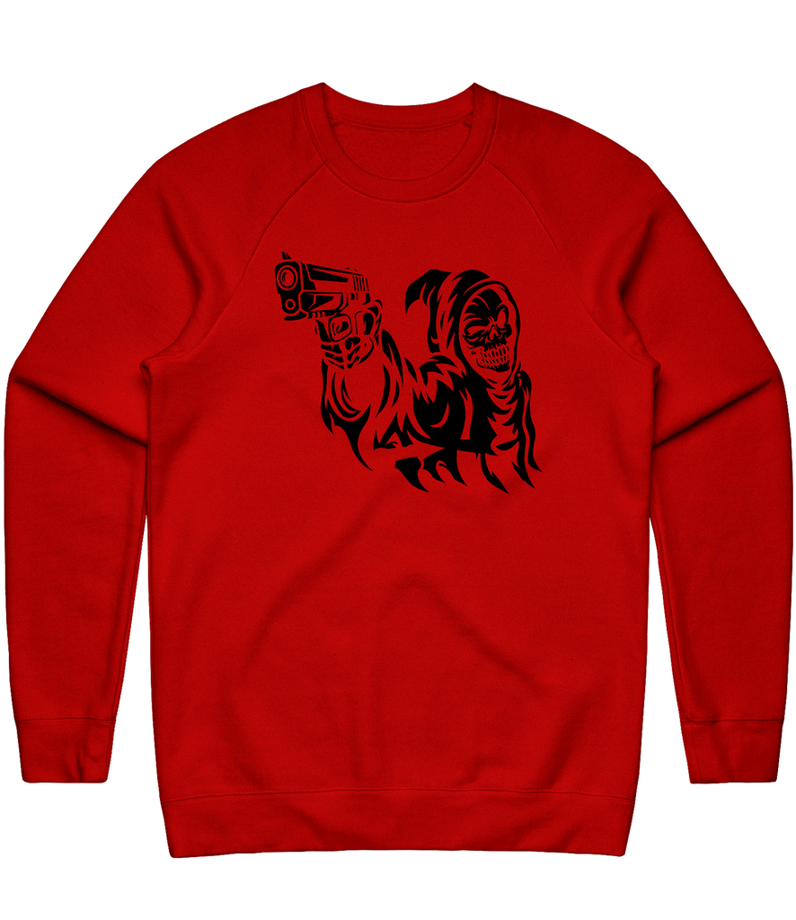 Grimreapers Logo Crewneck - Red