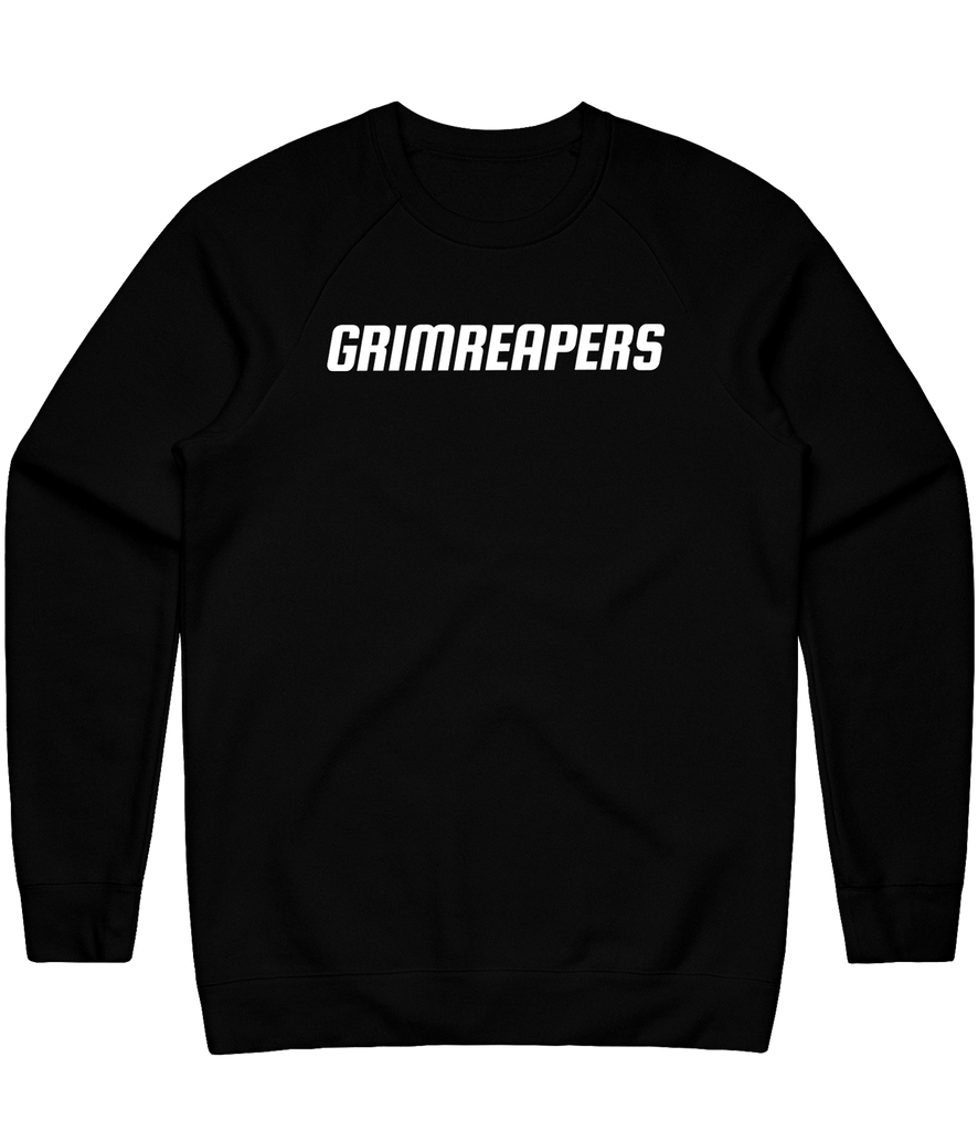 Grimreapers Text Crewneck - Black