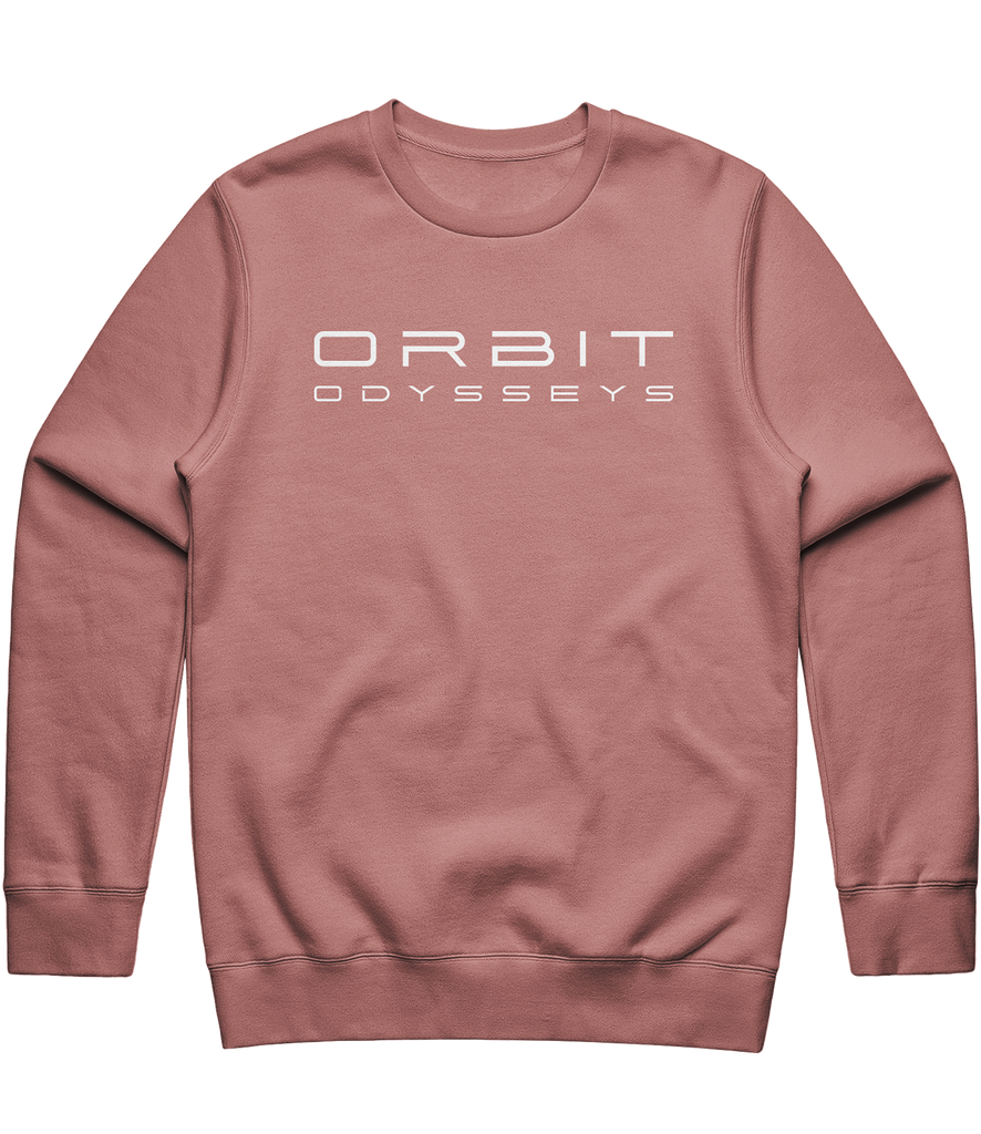 Orbit Odysseys Text Crewneck - Pink