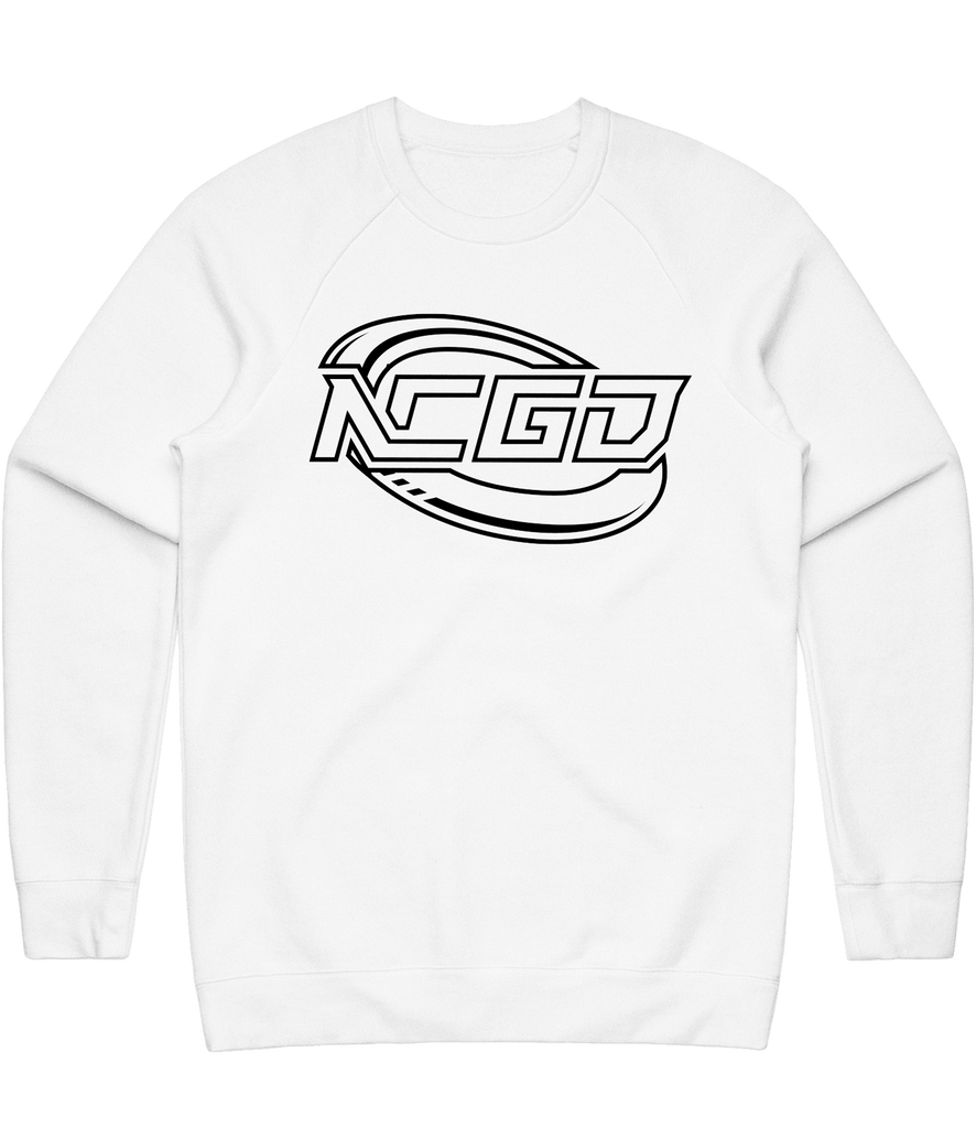 NCGD Outline Crewneck - White