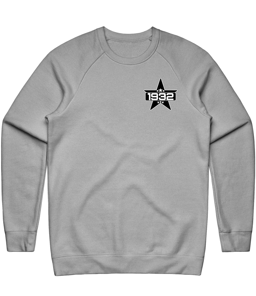 1932 Stars Icon Crewneck - Grey