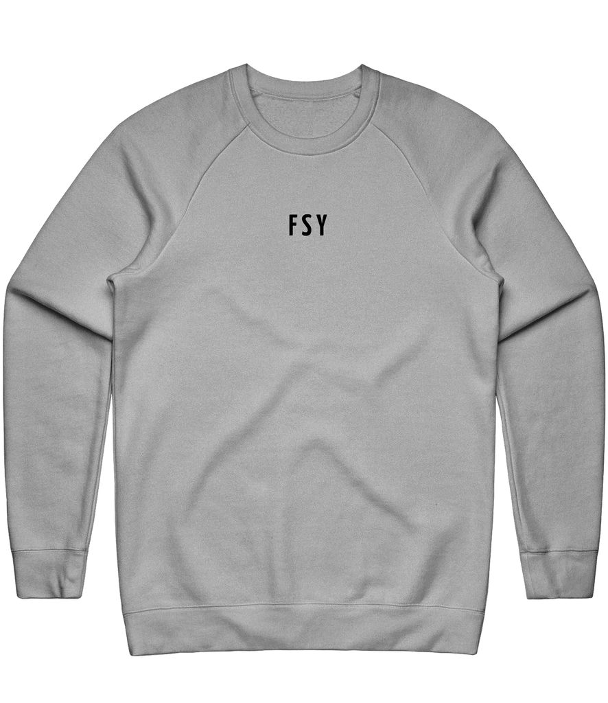 FatSharkYes FSY Crewneck - Grey