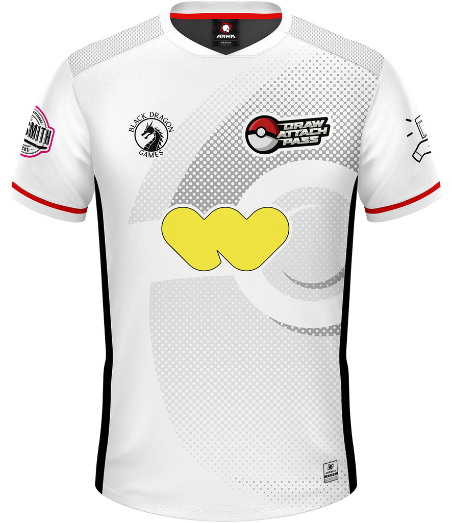 Draw Attach Pass ELITE Jersey - White (Black Dragon)