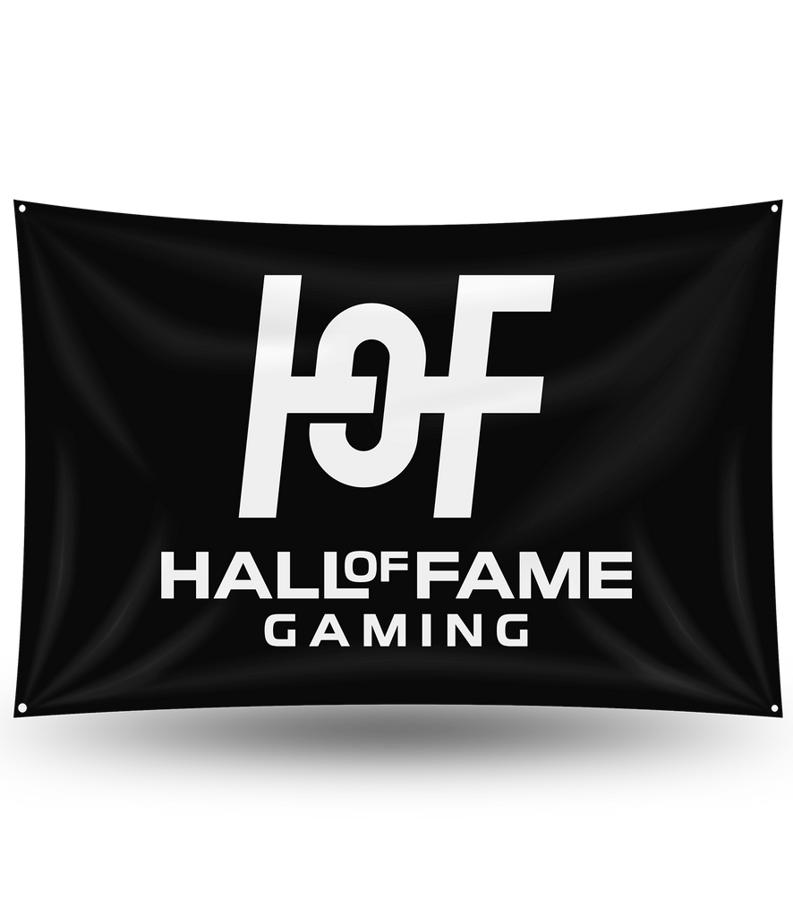 Hall of Fame Team Flag - Black