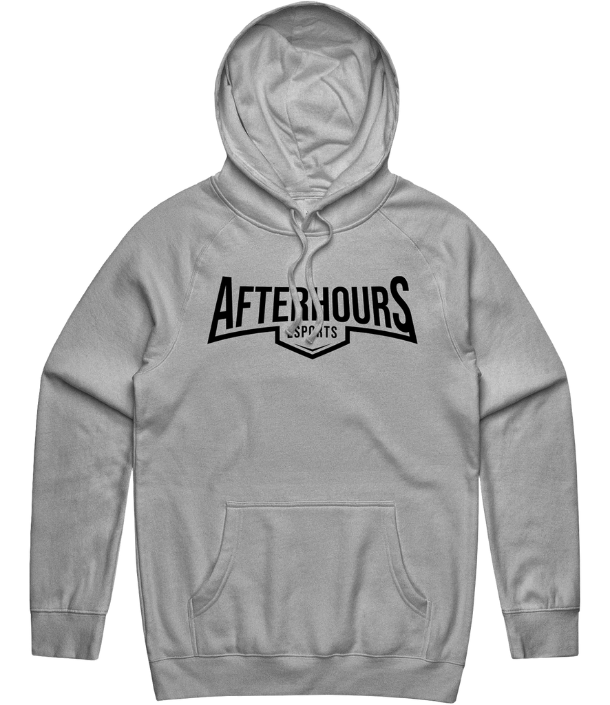 After Hours Text Hoodie - Grey