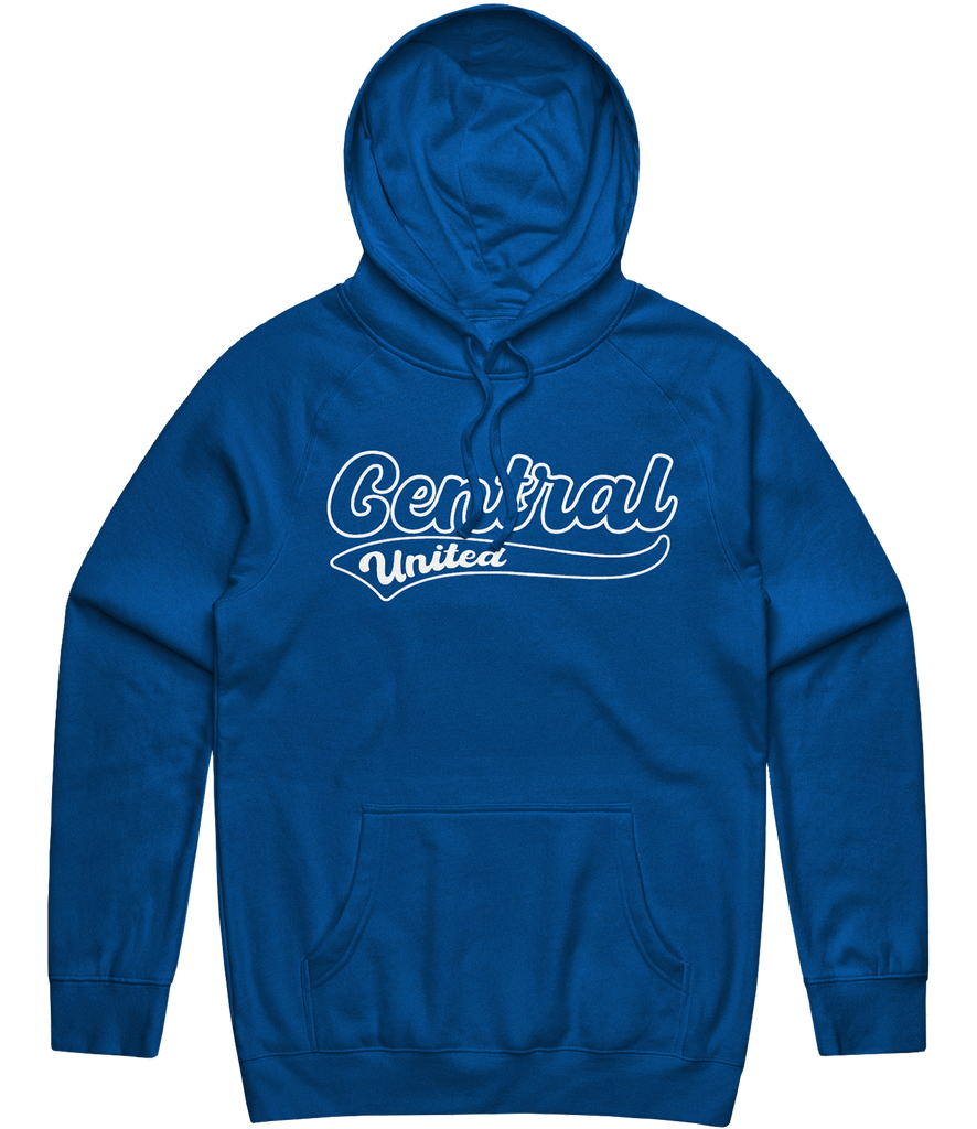 Central United Motorsport Text Hoodie - Blue
