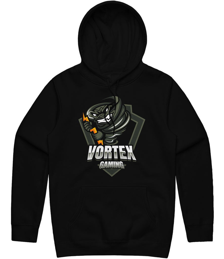 Vortex Logo Hoodie - Black