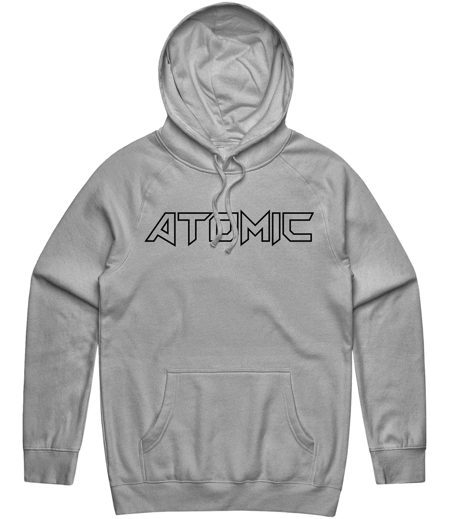 Atomic Text Hoodie - Grey