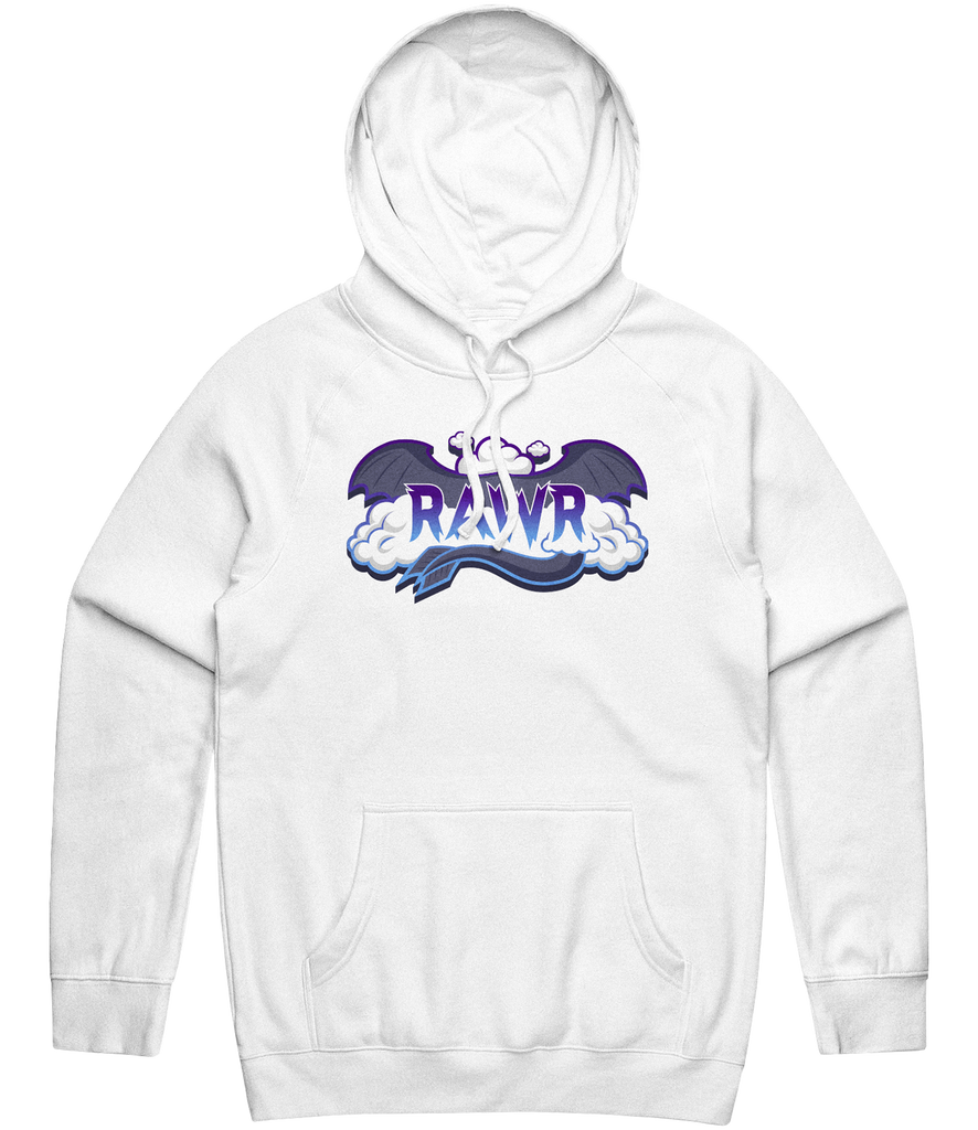 Rawr Logo Hoodie - White