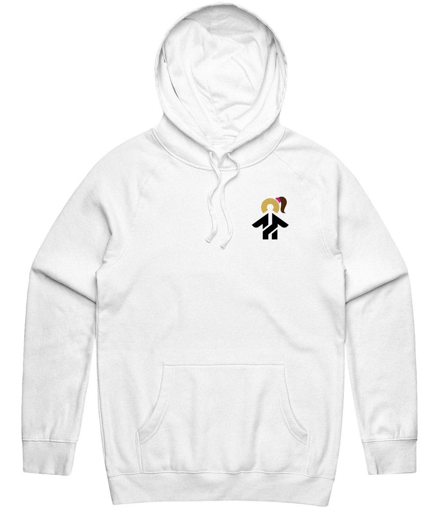 Man Up Icon Hoodie - White