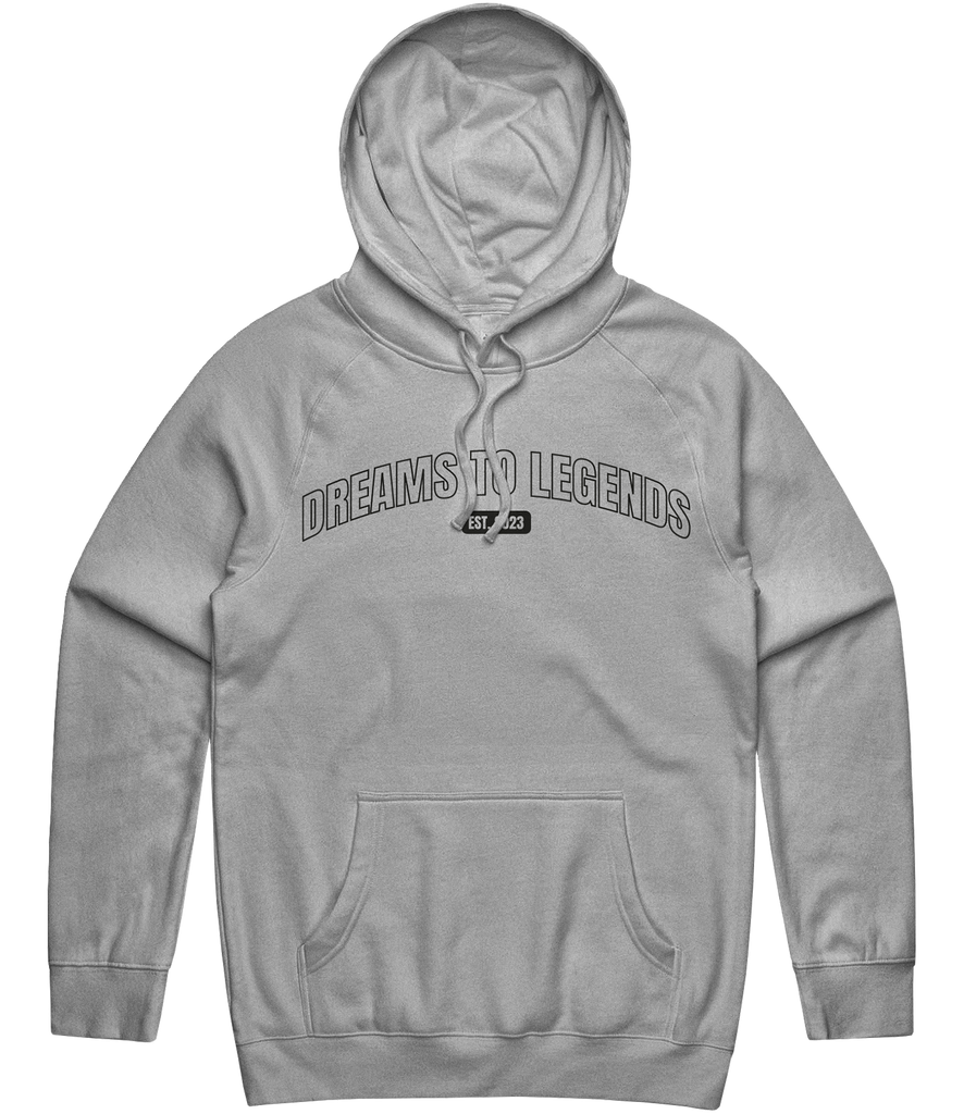 Dreams To Legends Hoodie - Grey