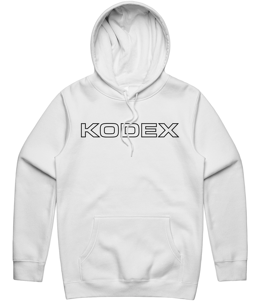 Kodex Text Hoodie - White