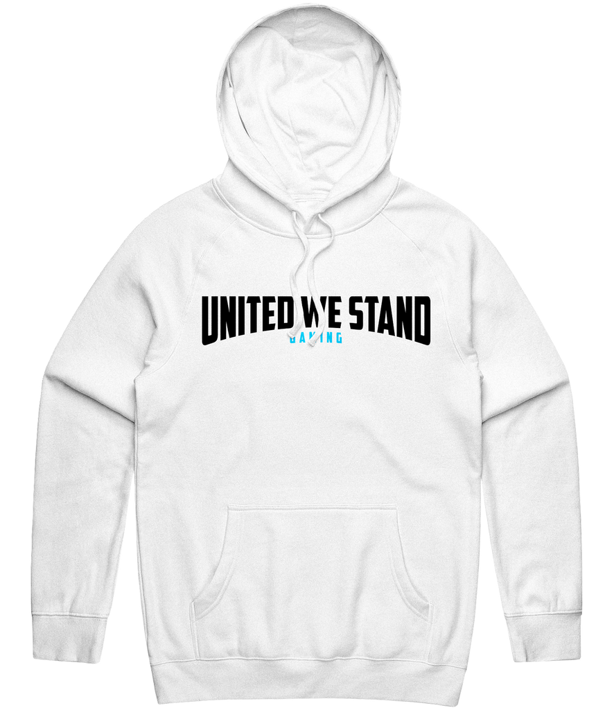 United We Stand Text Hoodie - White