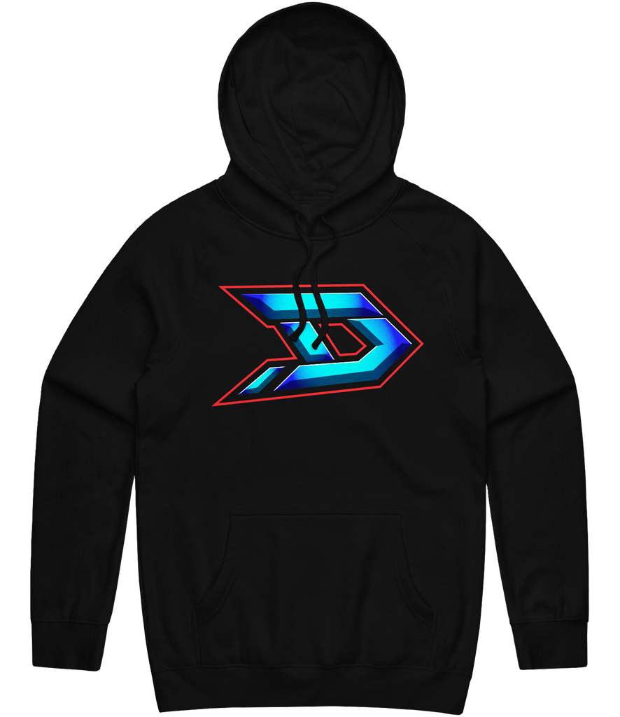 Team Digital Logo Hoodie - Black