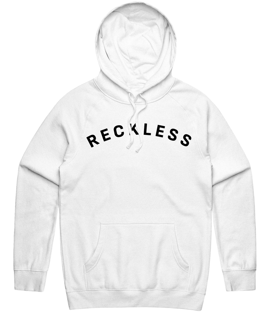 Reckless RP Text Hoodie - White