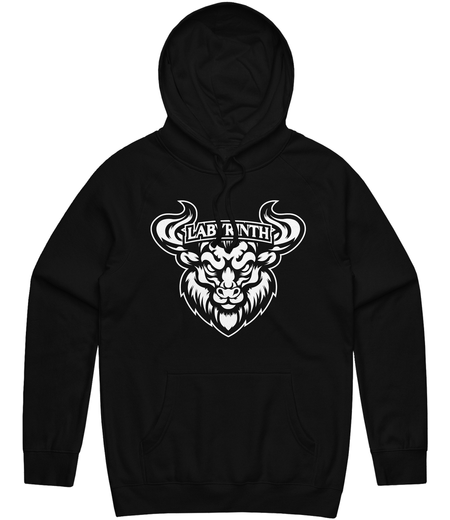 Labyrinth Logo Hoodie - Black