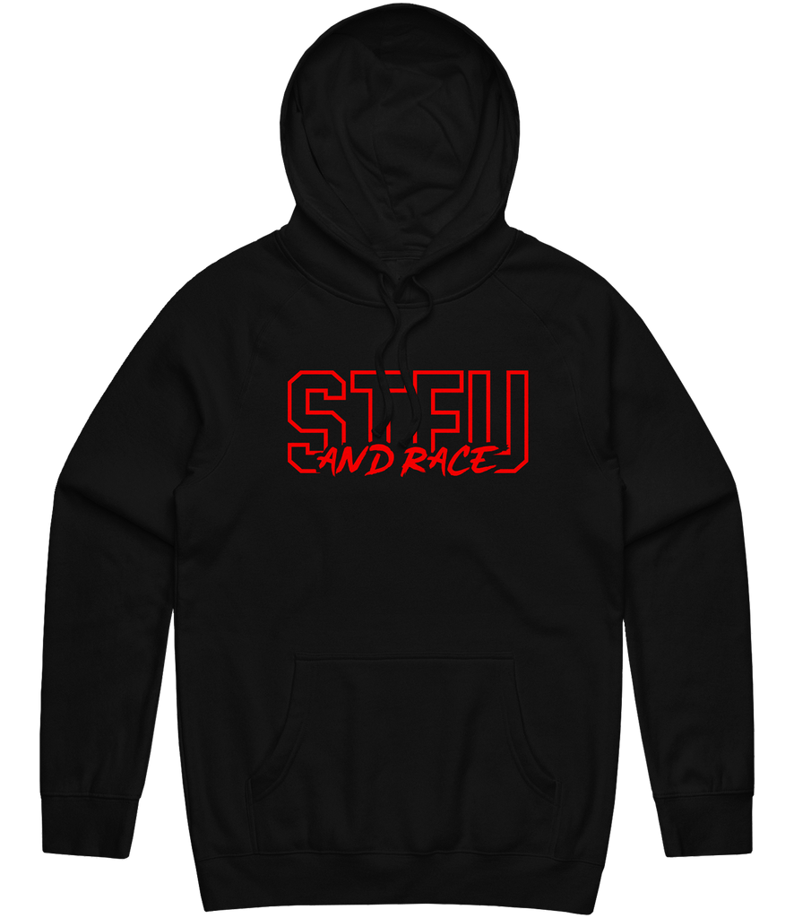 Fear Nothing Moto "STFU & RACE" Hoodie - Black