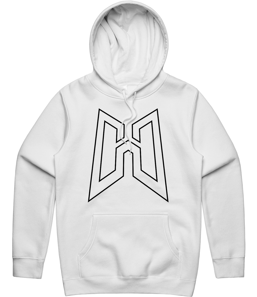 Hollow OSH Outline Hoodie - White