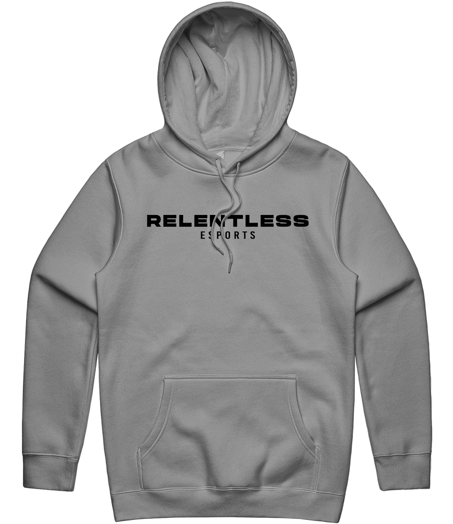 Relentless Text Hoodie - Grey