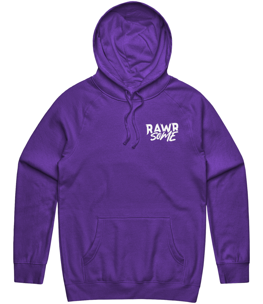Rawr "RAWRSOME" Hoodie - Purple