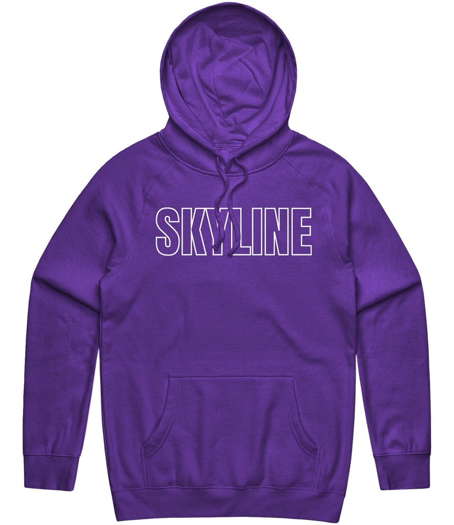 SkylineGG Text Hoodie - Purple