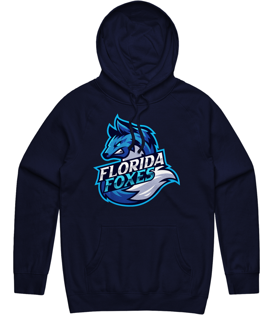 Florida Foxes Logo Hoodie - Navy