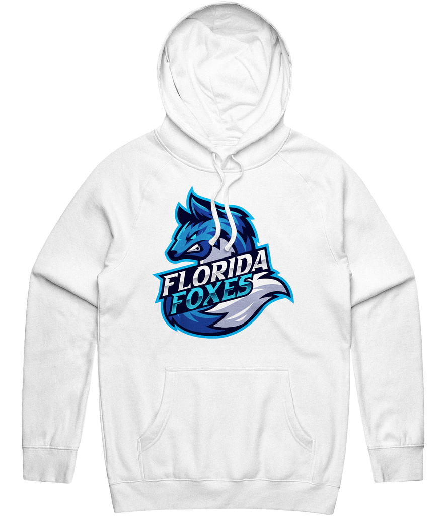 Florida Foxes Logo Hoodie - White