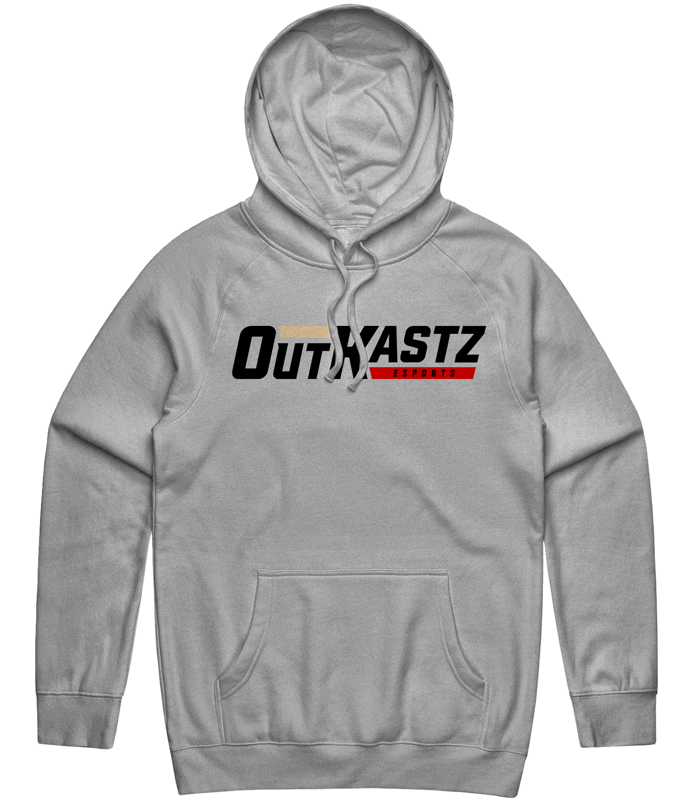 Outkastz Text Hoodie - Grey - Custom Esports Jersey by ARMA
