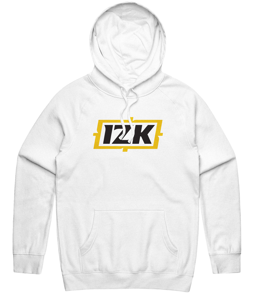 IZK Logo Hoodie - White