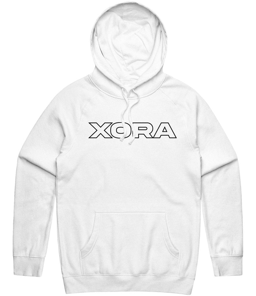 Xora Text Hoodie - White