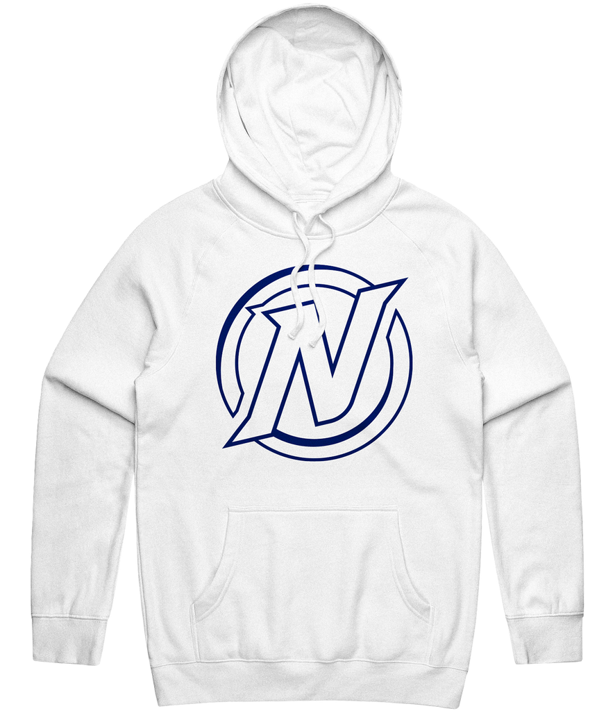 Nave Logo Hoodie - White