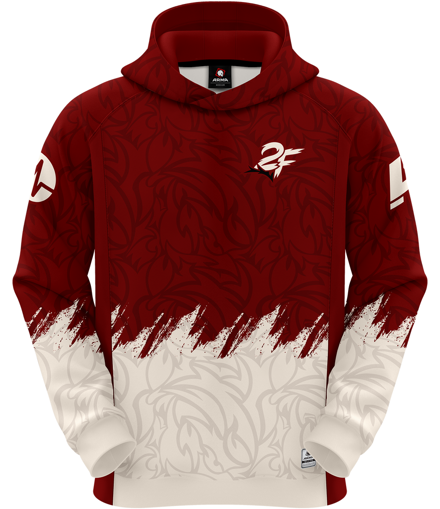 TwoFace ELITE Hoodie - Red/Cream