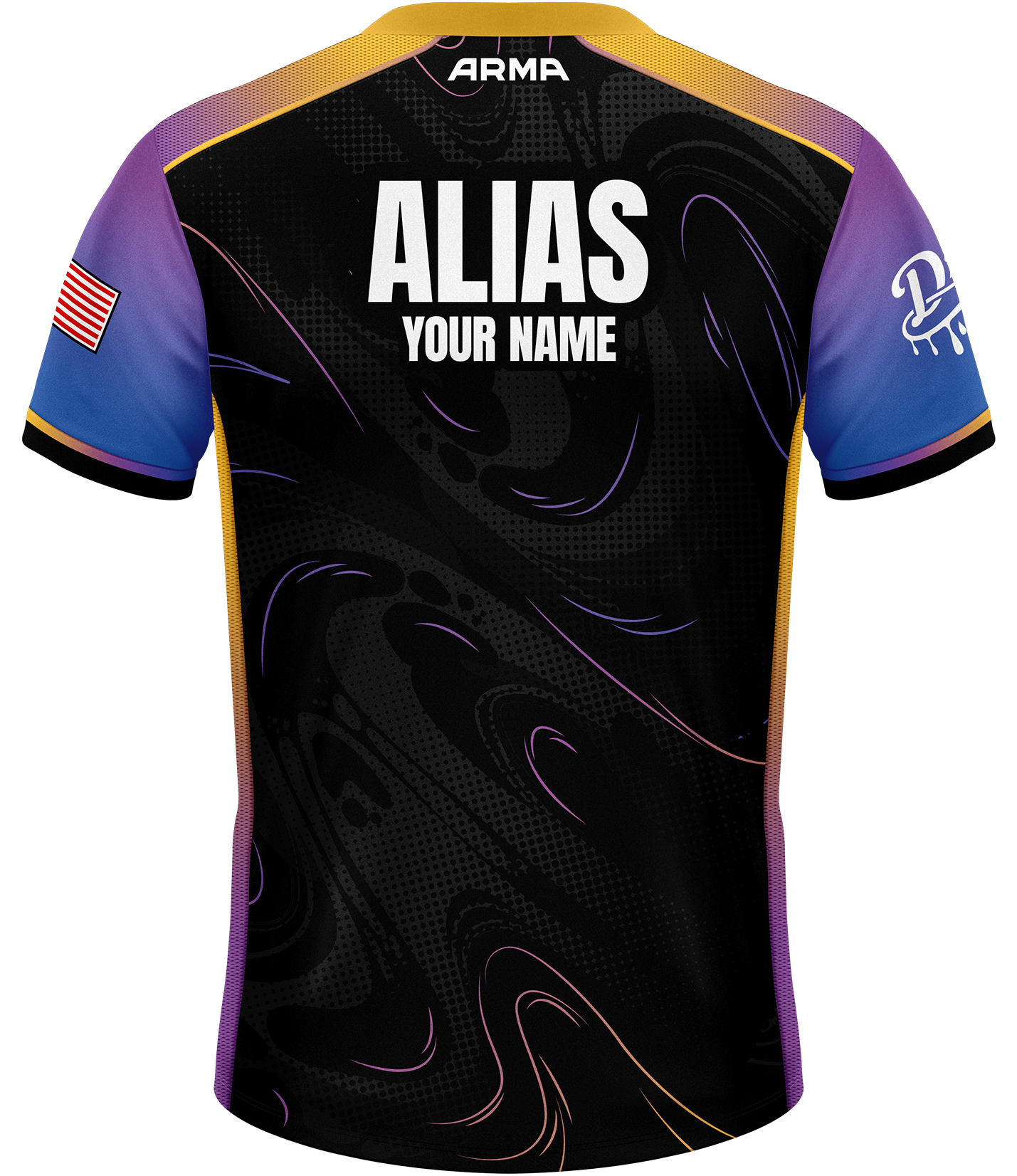 Drip ELITE Jersey Black Custom Esports Jersey by ARMA