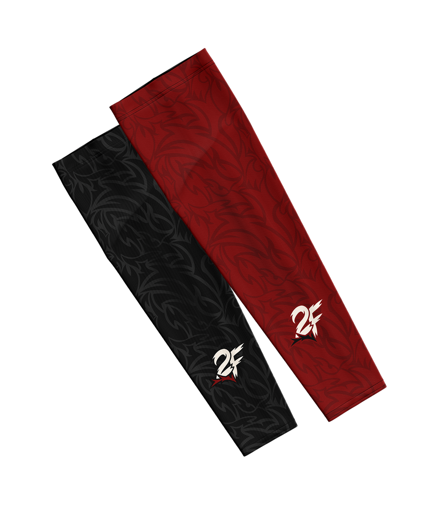 TwoFace PRO Sleeves - Red/Black