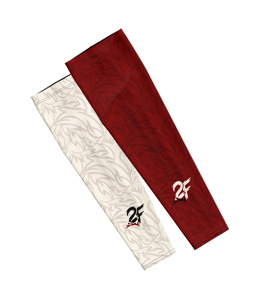 TwoFace PRO Sleeves - Red/Cream