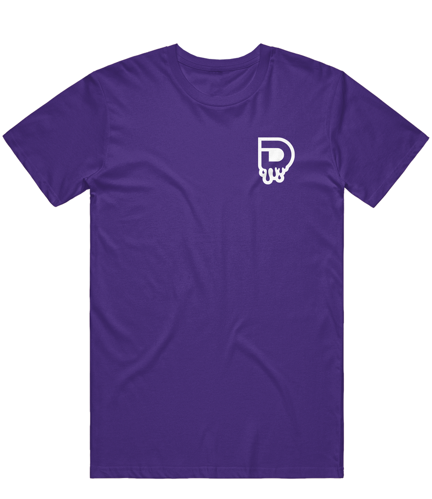 Purple online drip shirt