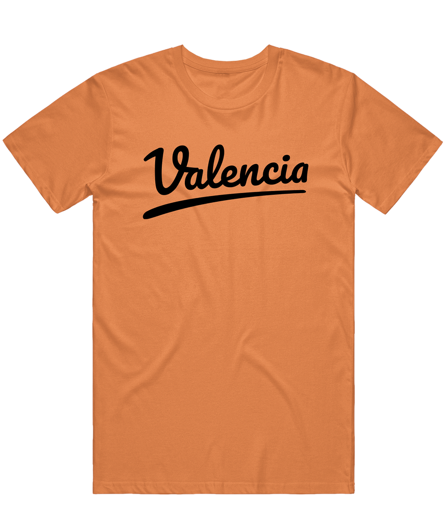 Knights of Valencia Text Tee - Orange