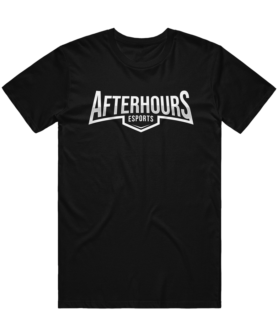 After Hours Text Tee - Black