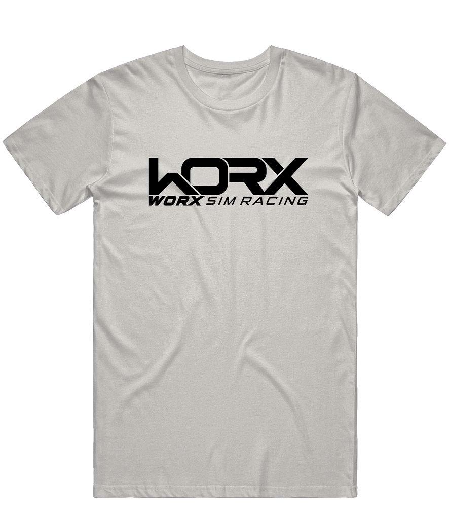 WORX Text Tee - Light Grey